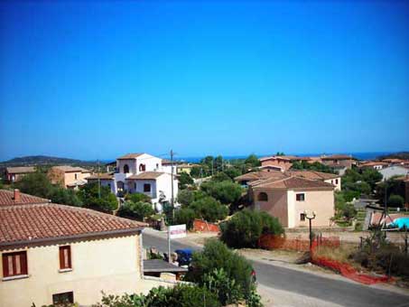 Casa in Sardegna vicino San Teodoro affitto vacanze al mare - Appartamento Olbia annunci affitto estate - Fotografie case in zona visuale dal terrazzo
